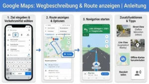 Google Maps: Wegbeschreibung & Route anzeigen | Anleitung