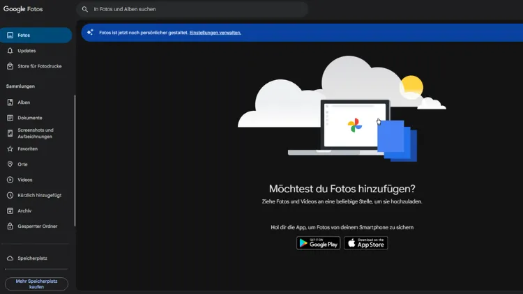 Google Fotos öffnen und Bilder verwalten – so geht es