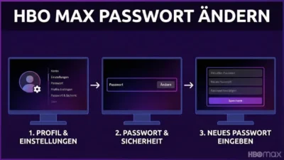 HBO Max: Passwort ändern – Schritt-für-Schritt-Anleitung
