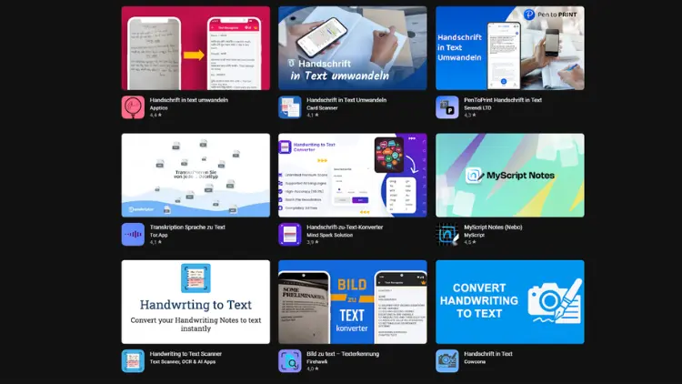 Handschrift in Text umwandeln | Die besten Programme & Apps