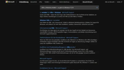 Hilfe zu Windows erhalten – so geht es | Windows 11/10