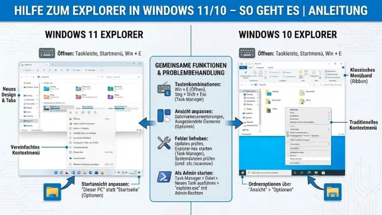 Hilfe zum Explorer in Windows 11/10 – so geht es | Anleitung