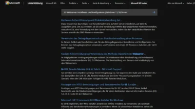 IIS-Webserver installieren und konfigurieren | Windows 11/10/Server