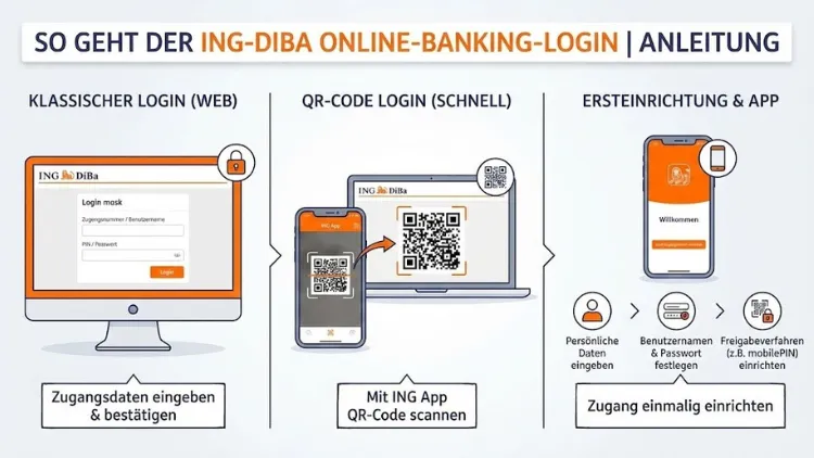 ING-DiBa Online-Banking Login – so geht’s | Anleitung