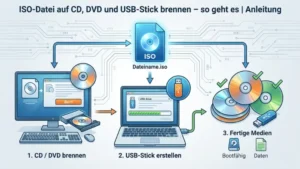 ISO-Datei auf CD, DVD und USB-Stick brennen – so geht es | Anleitung