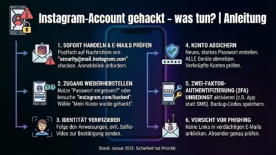 Instagram-Account gehackt – was tun? | Anleitung