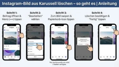 Instagram-Bild aus Karussell löschen – so geht es | Anleitung