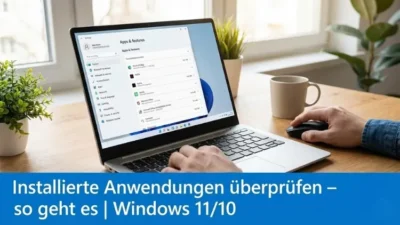 Installierte Anwendungen überprüfen – so geht es | Windows 11/10