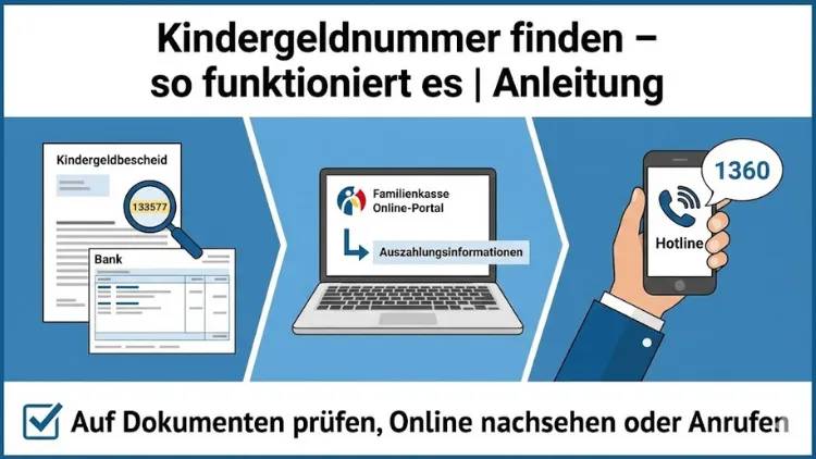 Kindergeldnummer finden – so funktioniert es | Anleitung
