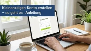 Kleinanzeigen-Konto erstellen – so geht es | Anleitung