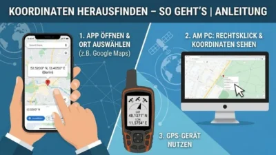 Koordinaten herausfinden – so geht es | Anleitung