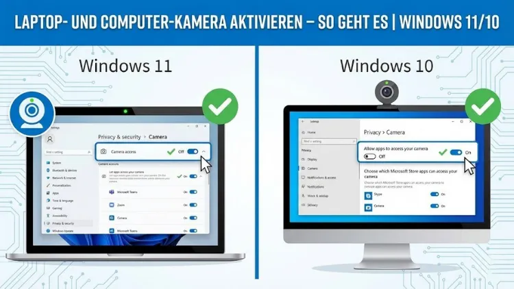 Laptop- und Computer-Kamera aktivieren – so geht es | Windows 11/10