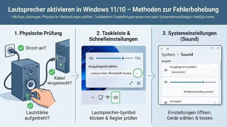 Lautsprecher aktivieren – so geht es | Windows 11/10