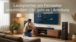 Lautsprecher am Fernseher anschließen – so geht es | Anleitung