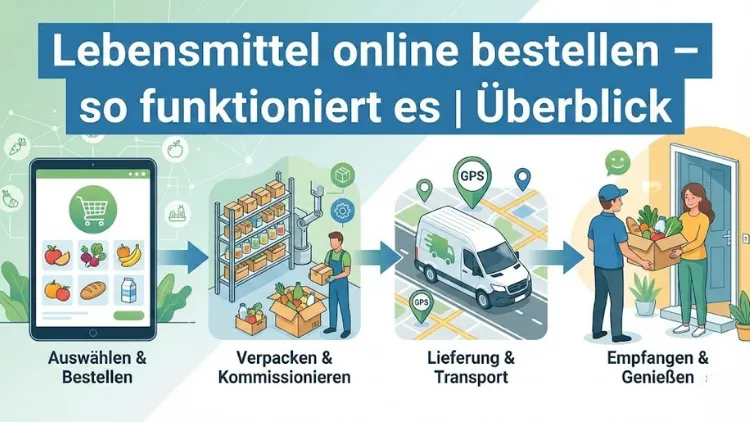 Lebensmittel online bestellen – so funktioniert es | Überblick