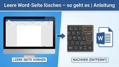 Leere Word-Seite löschen – so geht es | Anleitung