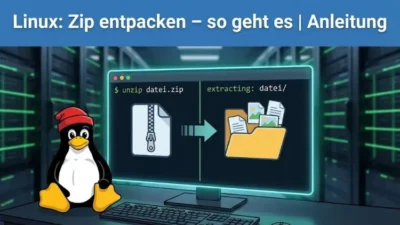 Linux: Zip entpacken – so geht es | Anleitung