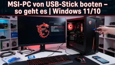 MSI-PC von USB-Stick booten – so geht es | Windows 11/10