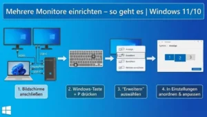Mehrere Monitore einrichten – so geht es | Windows 11/10