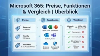 Microsoft 365: Preise, Funktionen & Vergleich | Überblick