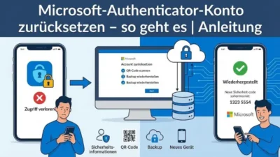 Microsoft-Authenticator-Konto zurücksetzen – so geht es | Anleitung