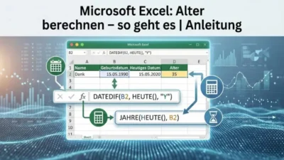 Microsoft Excel: Alter berechnen – so geht es | Anleitung