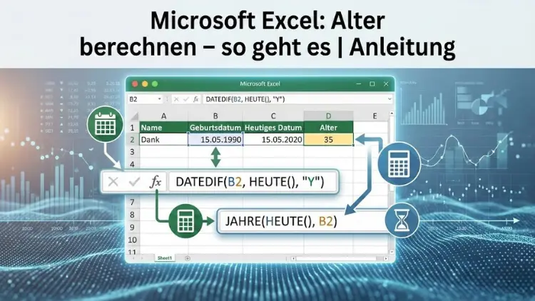 Microsoft Excel: Alter berechnen – so geht es | Anleitung