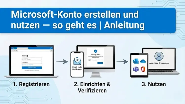 Microsoft-Konto erstellen und nutzen – so geht es | Anleitung