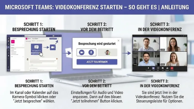 Microsoft Teams: Videokonferenz starten – so geht es | Anleitung