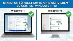 Mikrofon für bestimmte Apps aktivieren – so geht es | Windows 11/10