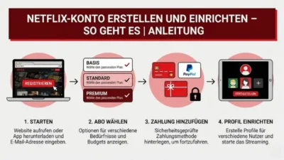 Netflix-Konto erstellen und einrichten – so geht es | Anleitung
