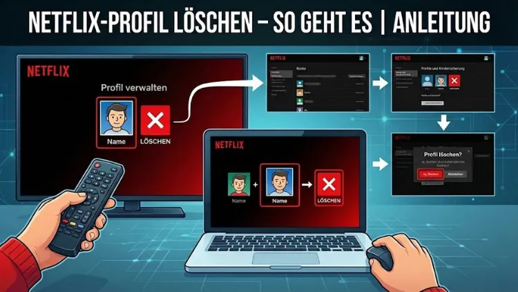 Netflix-Profil löschen – so geht es | Anleitung
