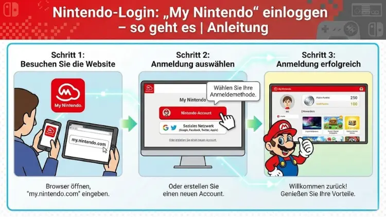 Nintendo-Login: „My Nintendo“ einloggen – so geht es | Anleitung