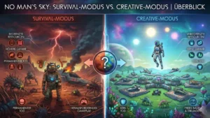 No Man’s Sky: Survival-Modus vs. Creative-Modus | Überblick