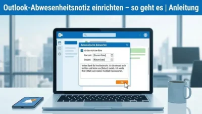 Outlook-Abwesenheitsnotiz einrichten – so geht es | Anleitung