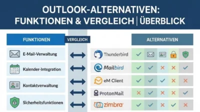 Outlook-Alternativen: Funktionen & Vergleich | Überblick