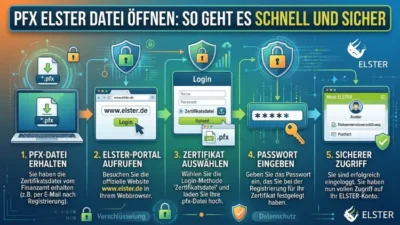 PFX ELSTER Datei öffnen: So geht es schnell und sicher