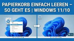 Papierkorb einfach leeren – so geht es | Windows 11/10
