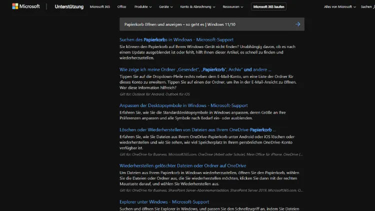 Papierkorb öffnen und anzeigen – so geht es | Windows 11/10