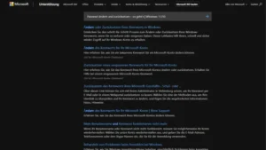 Passwort ändern und zurücksetzen – so geht’s | Windows 11/10