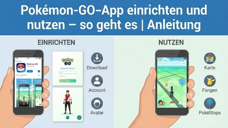 Pokémon‑GO‑App einrichten und nutzen – so geht es | Anleitung