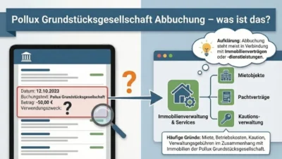 Pollux Grundstücksgesellschaft Abbuchung – was ist das?