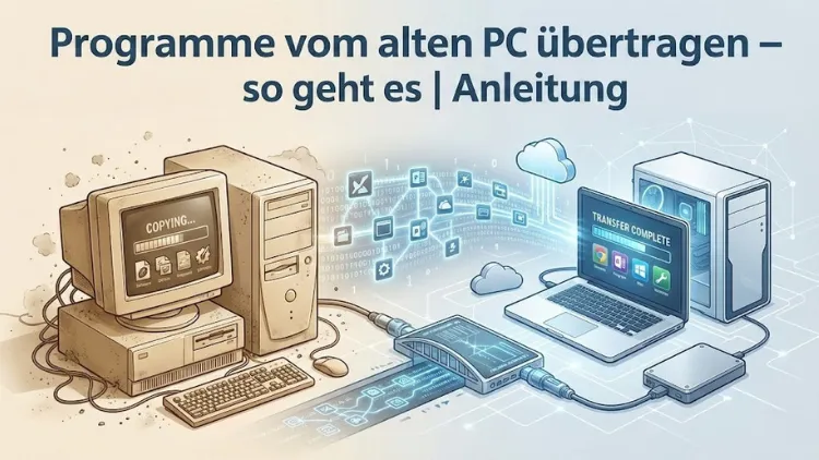Programme vom alten PC übertragen – so geht es | Anleitung