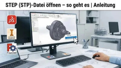 STEP (STP)‑Datei öffnen – so geht es | Anleitung