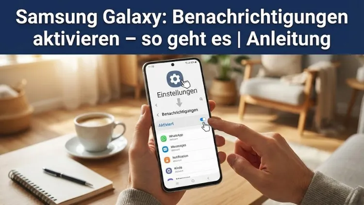 Samsung Galaxy: Benachrichtigungen aktivieren – so geht es | Anleitung