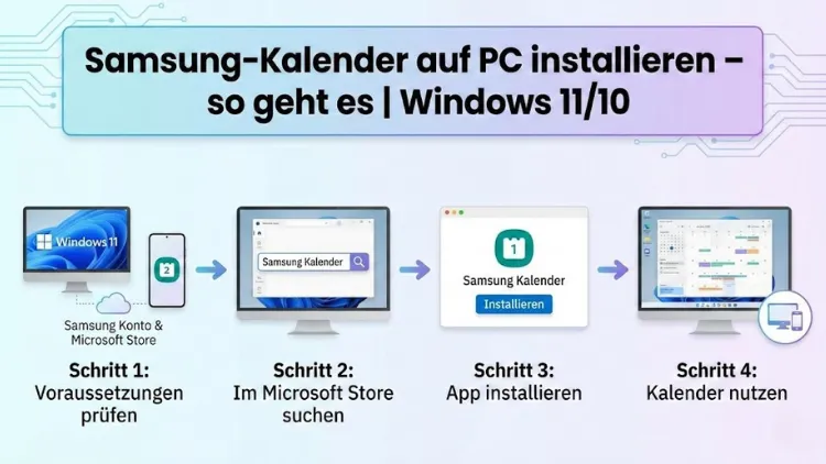 Samsung-Kalender auf PC installieren – so geht es | Windows 11/10