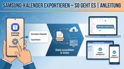Samsung-Kalender exportieren – so geht es | Anleitung
