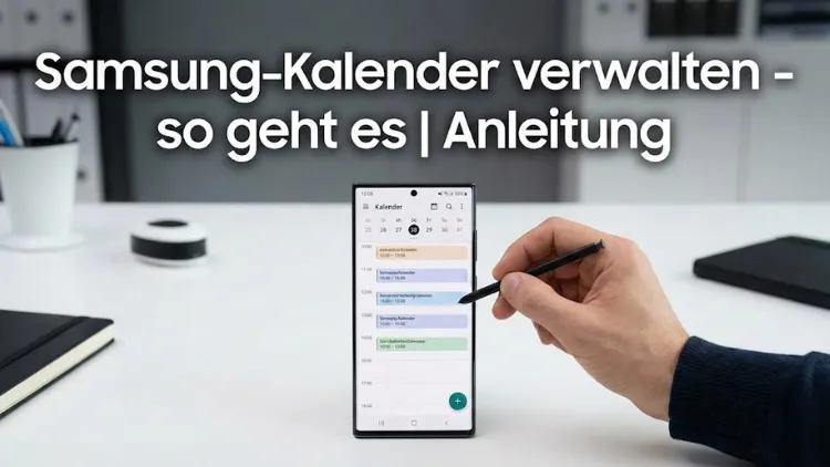 Samsung-Kalender verwalten – so geht es | Anleitung