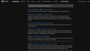 Schriftgröße ändern und einstellen | Windows 11/10