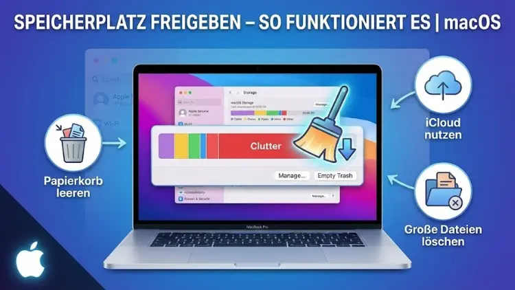 Speicherplatz freigeben – so funktioniert es | macOS